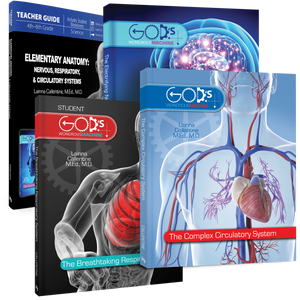 Elementary Anatomy: Nervous, Respiratory, Circulatory Systems (Curriculum Pack)