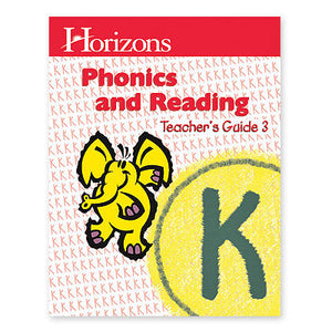 Horizons Kindergarten Phonics & Reading Teacher's Guide 3 - USED TEXT